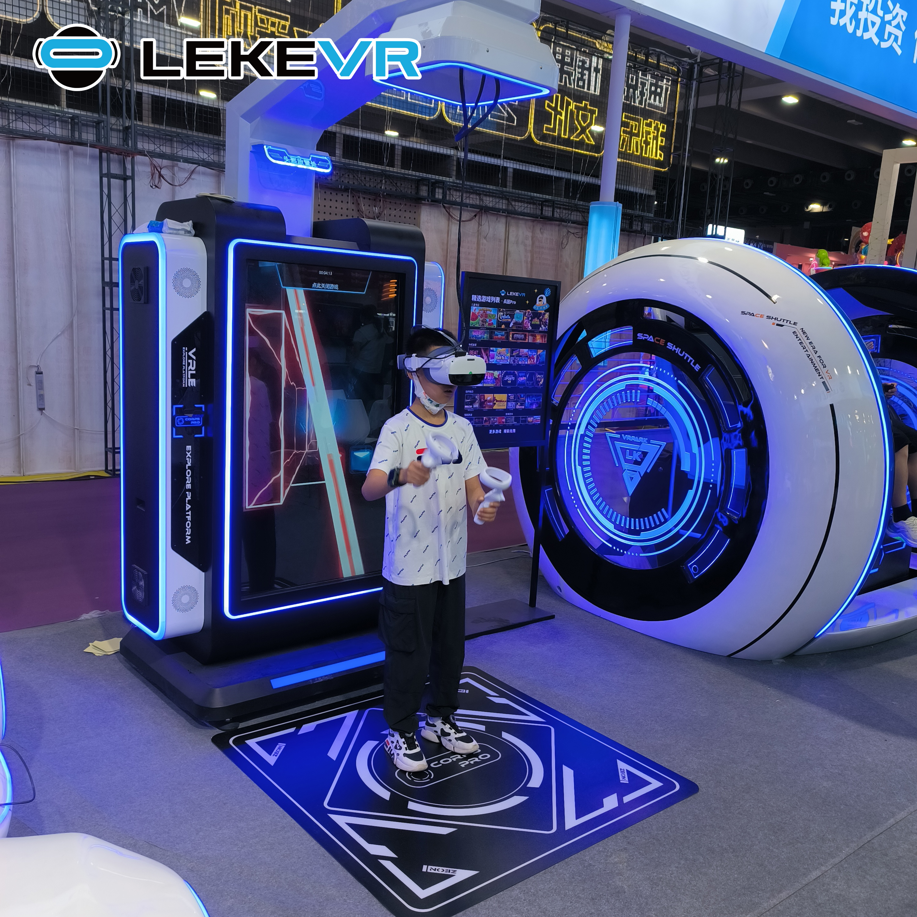 LEKE VR Wholesale Corps Pro Self-Service-Platfrom Vergnügungspark Arcade-Maschine