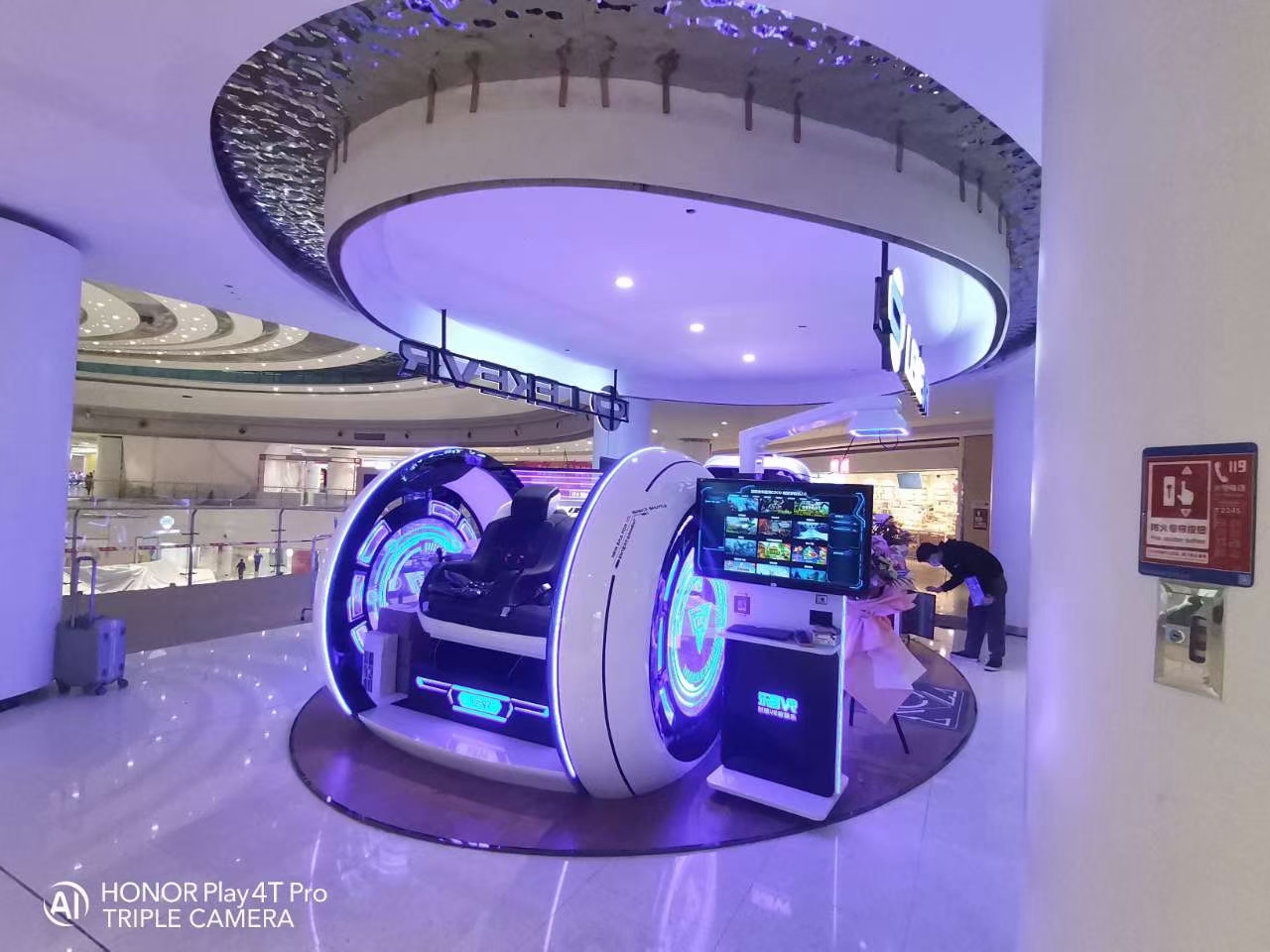 LEKE VR Space Shuttle2.0 Virtual-Reality-Vergnügungspark 9D Egg Chair Cinema Machine