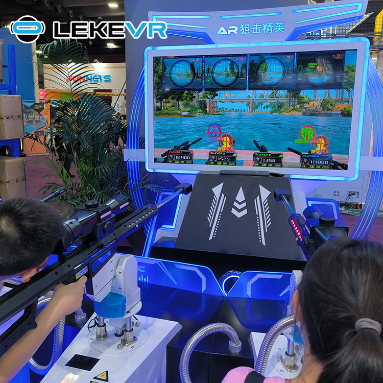 LEKE VR Vergnügungspark Arcade-Maschine AR Sniper Elite Virtual Reality Multiplayer World Game VR Business